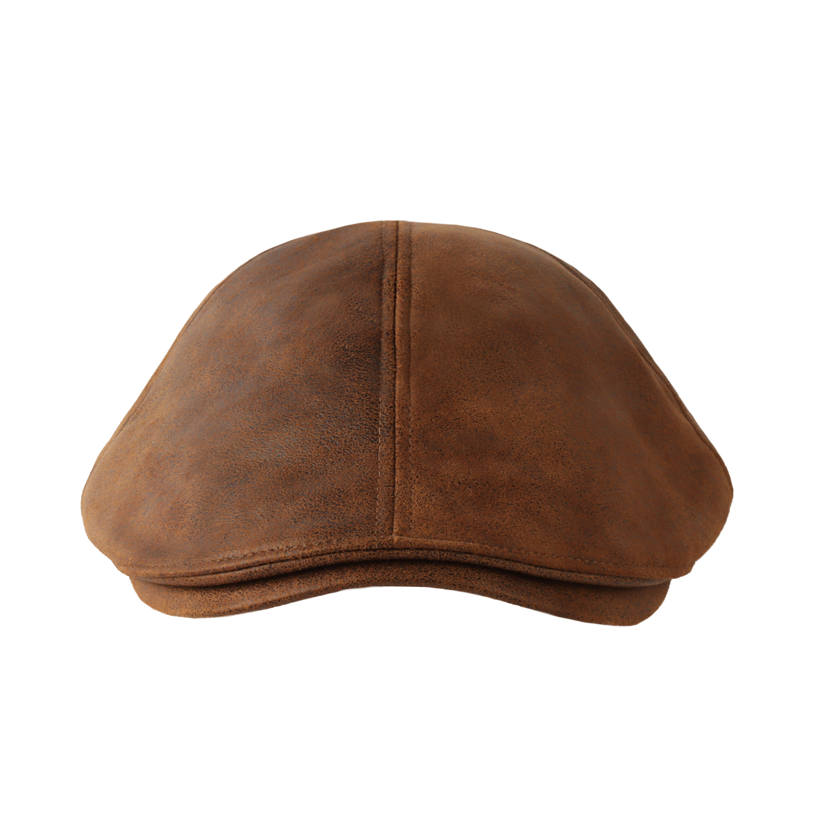 WITHMOONS Vintage Cabbie Flat Cap Classic Faux Leather Gatsby Hat
