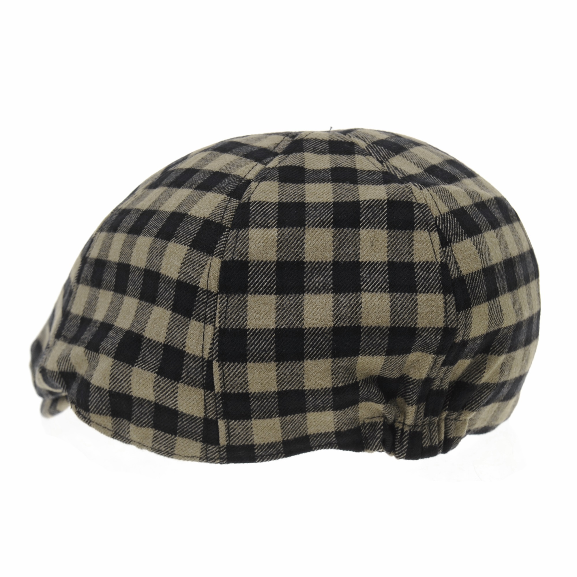 green gingham hat