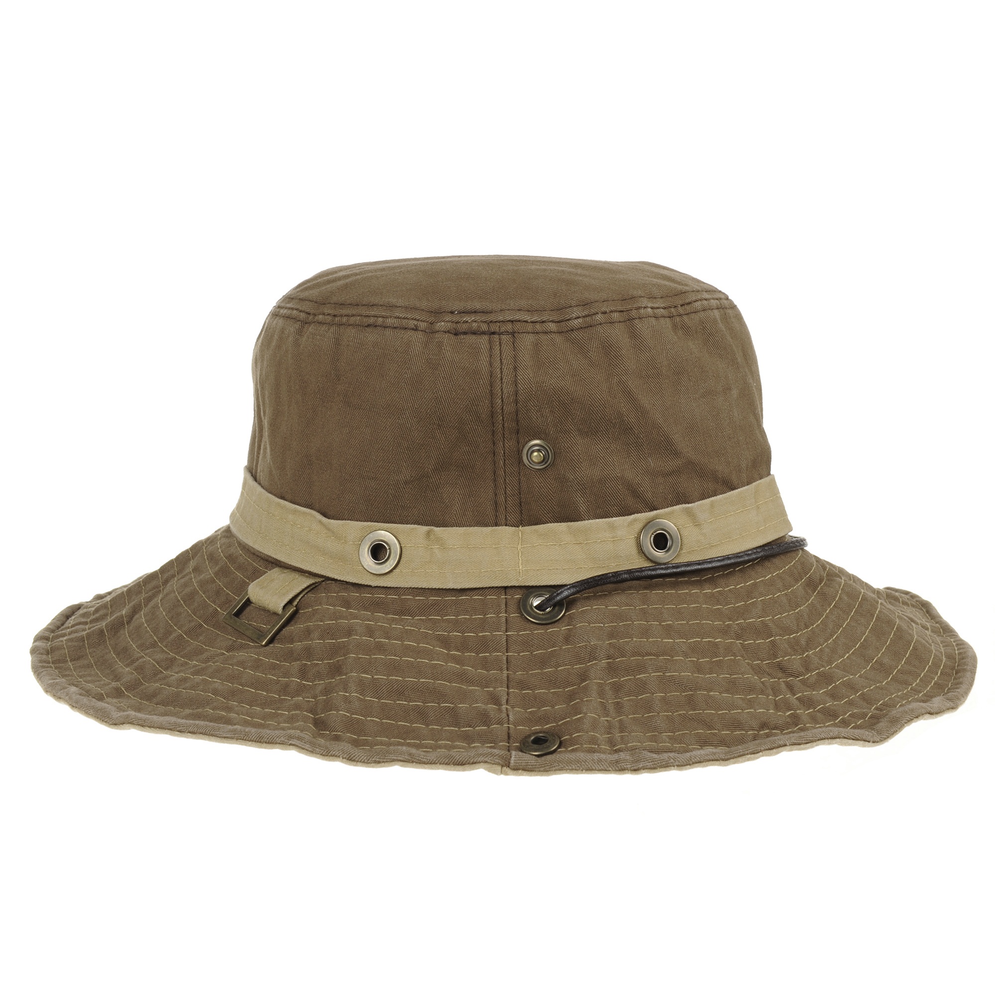 WITHMOONS Boonie Bush Hats Wide Brim Denim Camouflage Side Snap KR2190 ...
